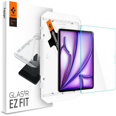 GEBROCHENES GLAS FÜR IPAD AIR 13 2024 SPIGEN GLAS.TR "EZ FIT" KLAR