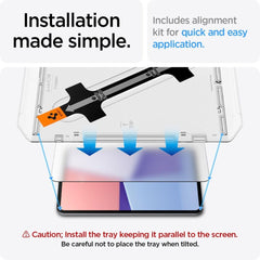 Gehärtetes Glas für iPad Pro 11 5 / 2024 Spigen Glas.Tr "EZ FIT" klar