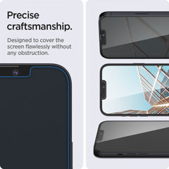 SPIGEN GLAS.TR SLIM IPHONE 13 / 13 PRO PRIVACY HARTGLAS
