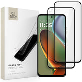 Gehärtetes Glas TECH-PROTECT GLASS FIT+ 2-PACK MOTOROLA MOTO G15 / G15 POWER / G05 / E15 SCHWARZ