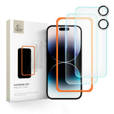 Gehärtetes Glas TECH-PROTECT SUPREME SET 3-PACK IPHONE 16 CLEAR