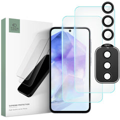 GEBROCHENES GLAS TECH-PROTECT SUPREME SET GALAXY A55 5G KLAR