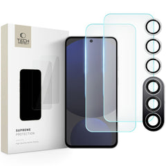 Gehärtetes Glas TECH-PROTECT SUPREME SET GALAXY S24 FE CLEAR