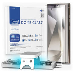 VERSTÄRKTES GLAS WHITESTONE DOME GLASS 2-PAK GALAXY S24 ULTRA KLAR