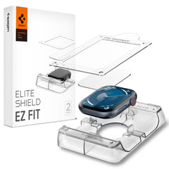 Gehärtetes Glas Spigen Elite Shield "EZ FIT" 2-PACK APPLE WATCH 10 (46 MM) CLEAR