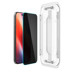 Gehärtetes Glas Spigen Glas.Tr "EZ FIT" 2-PACK iPhone 16 Pro Datenschutz