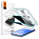 Gehärtetes Glas Spigen Glas.Tr "EZ FIT" HD 2-Pack Galaxy S24 / S25 Datenschutz