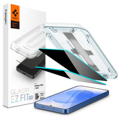 Gehärtetes Glas Spigen Glas.Tr "EZ FIT" HD 2-Pack Galaxy S24 / S25 Datenschutz