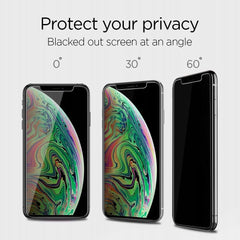 SPIGEN ALM GLASS.TR IPHONE 11 PRIVACY HARTGLAS