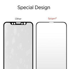 HARTGLAS SPIGEN GLASS FC IPHONE X/XS SCHWARZ