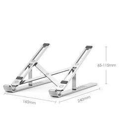 UNIVERSALER STAND FÜR MACBOOK / NOTEBOOK TECH-PROTECT ALUSTAND UNIVERSAL LAPTOP STAND DUNKELGRAU