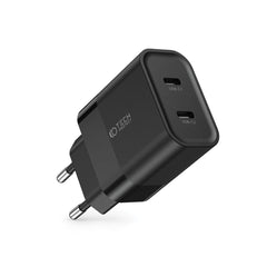 NETZLADEGERÄT FÜR HANDY UND TABLET TECH-PROTECT C20W 2-PORT NETZLADEGERÄT PD20W SCHWARZ