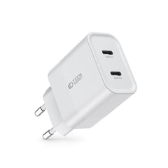 NETZLADEGERÄT FÜR HANDY UND TABLET TECH-PROTECT C20W 2-PORT NETZLADEGERÄT PD20W WEISS