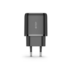 NETZLADEGERÄT FÜR HANDY UND TABLET TECH-PROTECT C20W 2-PORT NETZLADEGERÄT PD20W/QC3.0 SCHWARZ