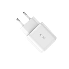NETZLADEGERÄT FÜR HANDY UND TABLET TECH-PROTECT C20W 2-PORT NETZLADEGERÄT PD20W/QC3.0 WEISS