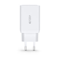 NETZLADEGERÄT FÜR HANDY UND TABLET TECH-PROTECT C65W 3-PORT NETZLADEGERÄT PD65W/QC3.0 WEISS