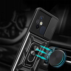 HÜLLE FÜR XIAOMI REDMI 12C HEYCASE CAMSHIELD PRO SCHWARZ