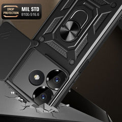 SCHUTZHÜLLE FÜR XIAOMI REDMI 13 TECH-PROTECT CAMSHIELD PRO SCHWARZ