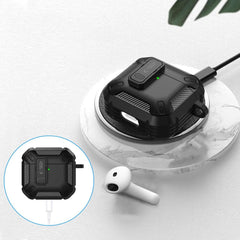 TECH-PROTECT CARBONOX HÜLLE FÜR APPLE AIRPODS 4 SCHWARZ