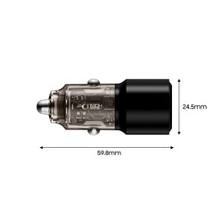 TECH-PROTECT CC03 2-PORT AUTO-LADEGERÄT PD100W SCHWARZ