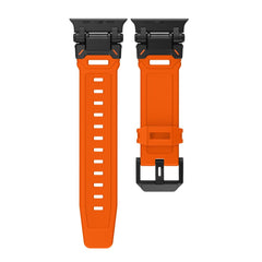 TECH-PROTECT DELTA PRO ARMBAND FÜR APPLE WATCH 6 / 7 / 8 / 9 / 10 / SE / ULTRA 1 / 2 (44 / 45 / 46 / 49 MM) ORANGE/ SCHWARZ