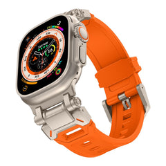 TECH-PROTECT DELTA PRO ARMBAND FÜR APPLE WATCH 6 / 7 / 8 / 9 / 10 / SE / ULTRA 1 / 2 (44 / 45 / 46 / 49 MM) ORANGE/TITAN