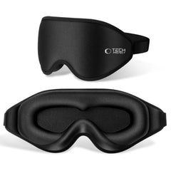 TECH-PROTECT AUGENMASKE SCHLAFMASKE MATTE SCHWARZ