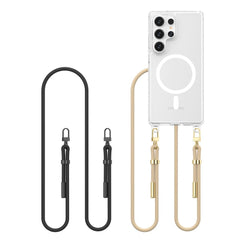 TECH-PROTECT FLEXAIR KETTENHÜLLE MAGSAFE GALAXY S25 ULTRA SCHWARZ & TAUPE