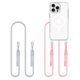 TECH-PROTECT FLEXAIR KETTENHÜLLE MAGSAFE IPHONE 16 PRO GRAU & ROSA