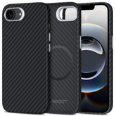 TECH-PROTECT ION CARBON MAGSAFE IPHONE 16E SCHWARZ/SILBER