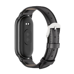 LEDERARMBAND FÜR XIAOMI MI BAND 8 / 9 / NFC HEYBAND LEATHERFIT SCHWARZ