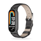 LEDERARMBAND FÜR XIAOMI MI BAND 8 / 9 / NFC HEYBAND LEATHERFIT SCHWARZ