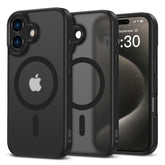 HÜLLE FÜR IPHONE 16 TECH-PROTECT MAGCAM MAGSAFE MATTE SCHWARZ