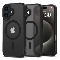 HÜLLE FÜR IPHONE 16 TECH-PROTECT MAGCAM MAGSAFE MATTE SCHWARZ