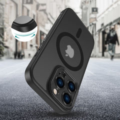 HÜLLE FÜR IPHONE 16 PRO MAX TECH-PROTECT MAGCAM MAGSAFE MATTE SCHWARZ