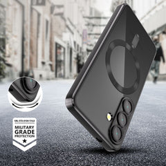 TECH-PROTECT MAGFLEX MAGSAFE GALAXY A56 5G SCHWARZ GLÄNZEND HÜLLE