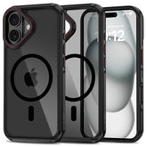 TECH-PROTECT MAGHYBRID MAGSAFE IPHONE 16 SCHWARZ/ROT