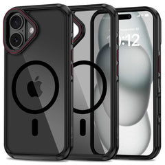 TECH-PROTECT MAGHYBRID MAGSAFE IPHONE 16 SCHWARZ/ROT