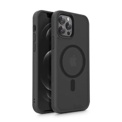 HÜLLE FÜR IPHONE 12/12 PRO MAGSAFE HEYCASE MATTE SCHWARZ
