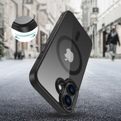 HÜLLE FÜR IPHONE 16 TECH-PROTECT MAGMAT MAGSAFE SCHWARZ/KLAR