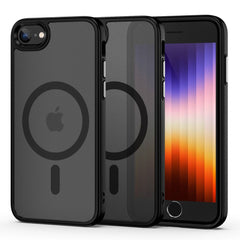 HÜLLE FÜR IPHONE 7 / 8 / SE 2020 / 2022 MAGSAFE HEYCASE MAGMAT MATTE SCHWARZ