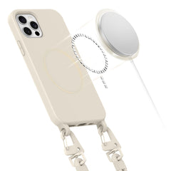 TECH-PROTECT MAGNECKLACE MAGSAFE IPHONE 12 / 12 PRO COSMIC LATTE HÜLLE