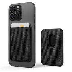 TECH-PROTECT MAGWALLET MAGSAFE UNIVERSAL MAGNETISCHER KARTENHALTER CARBON