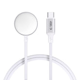 TECH-PROTECT MC02 ULTRABOOST MAGNETISCHER LADEGERÄT TYPE-C KABEL 100CM APPLE WATCH WEISS