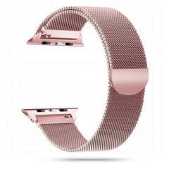 REMEN DOOP MILANESEBAND APPLE WATCH 6 / 7 / 8 / 9 / 10 / SE / ULTRA 1 / 2 (44 / 45 / 46 / 49 MM) ROSEGOLD