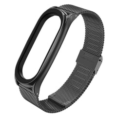 REMEN FÜR XIAOMI MI BAND 5 / 6 / 6 NFC DOOP MILANESER LOOP SCHWARZ