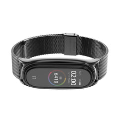 REMEN FÜR XIAOMI MI BAND 5 / 6 / 6 NFC DOOP MILANESER LOOP SCHWARZ