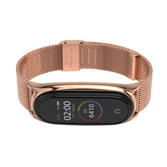 REMEN FÜR XIAOMI MI SMART BAND 5 / 6 / 6 NFC DOOP MILANESER LOOP ROSEGOLD