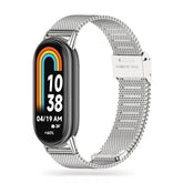 REMEN FÜR XIAOMI MI BAND 8 / 9 / NFC DOOP MILANESER SCHLEIFE SILBER