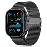 TECH-PROTECT MILANO ARMBAND APPLE WATCH 6 / 7 / 8 / 9 / 10 / SE / ULTRA 1 / 2 (44 / 45 / 46 / 49 MM) SCHWARZ
